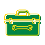Laptop, uniform, toolbox and materials provided